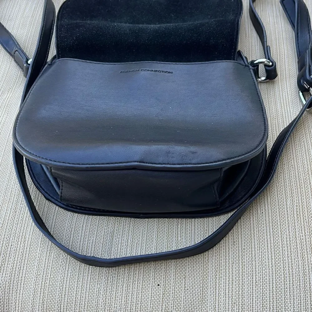 French Connection adorable black crossbody bag